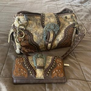 Montana West  purse and matching wallet